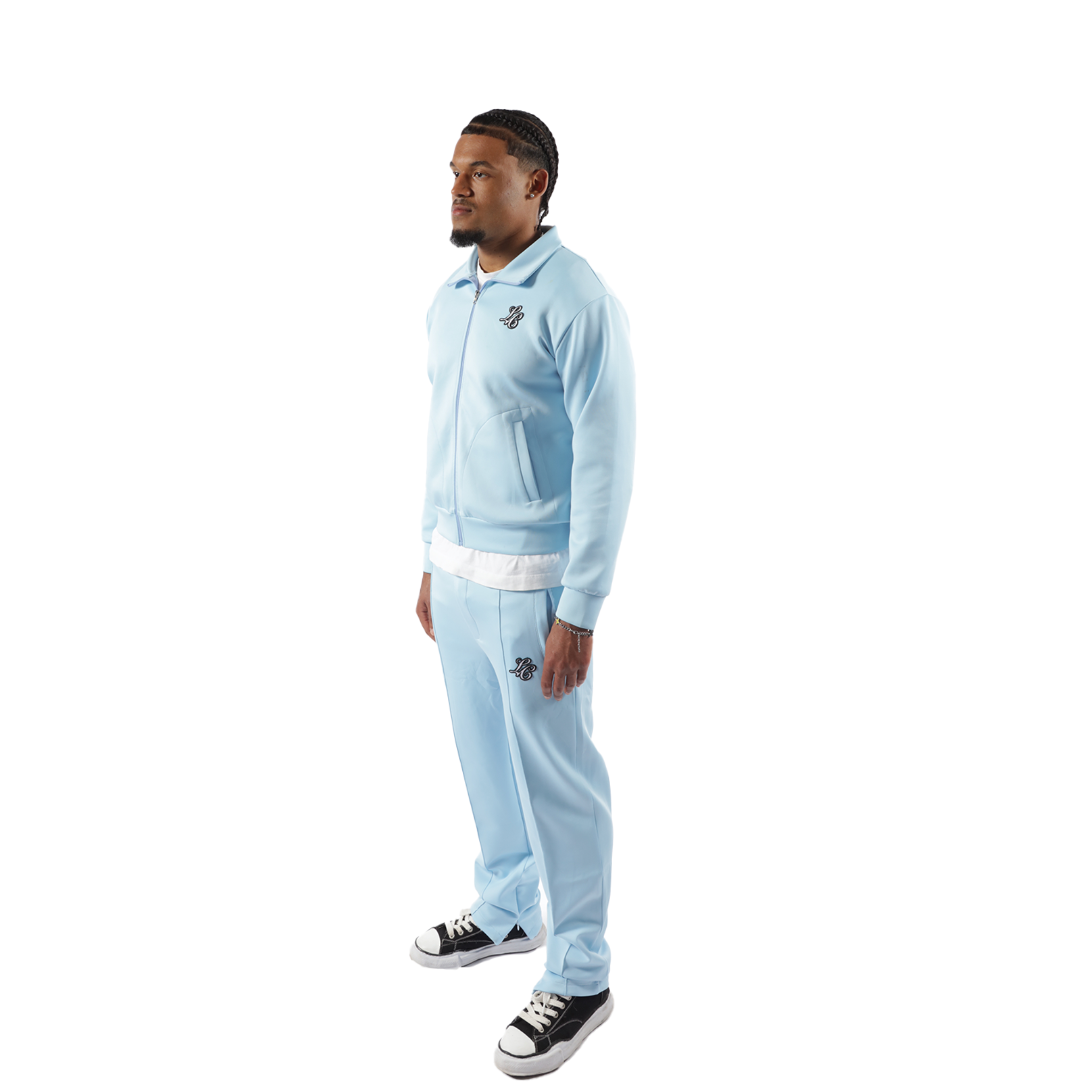 ZIP-UP JACKET BABY BLUE